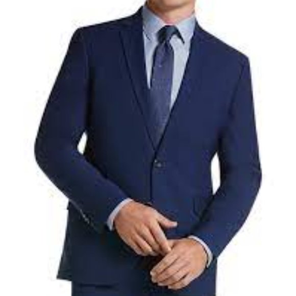 Kenneth Cole Reaction Other - Kenneth Cole Reaction Men's Techni-Cole Blue Slim-Fit Suit 42R Excellent Cond.